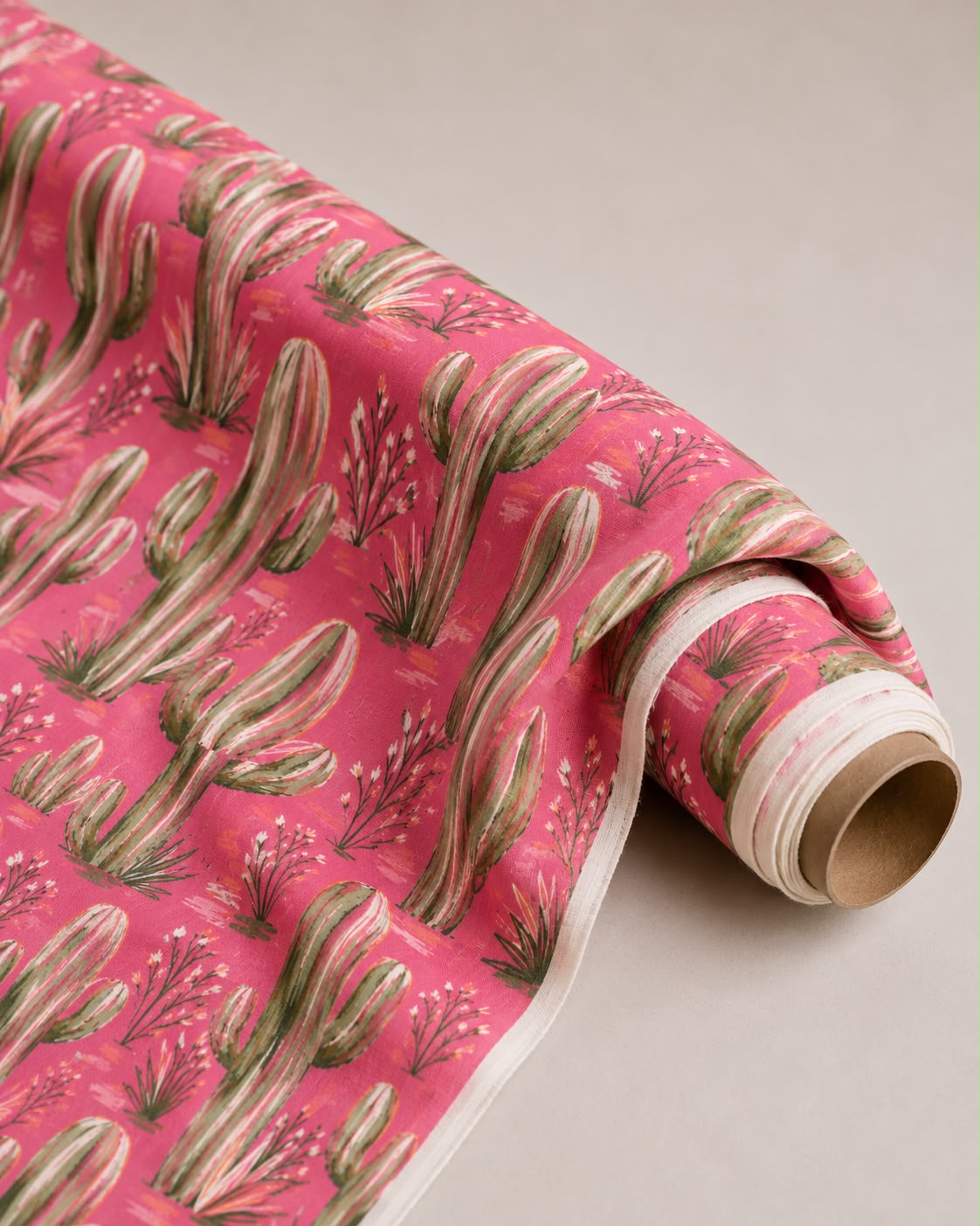 Pink Cactus - Cotton