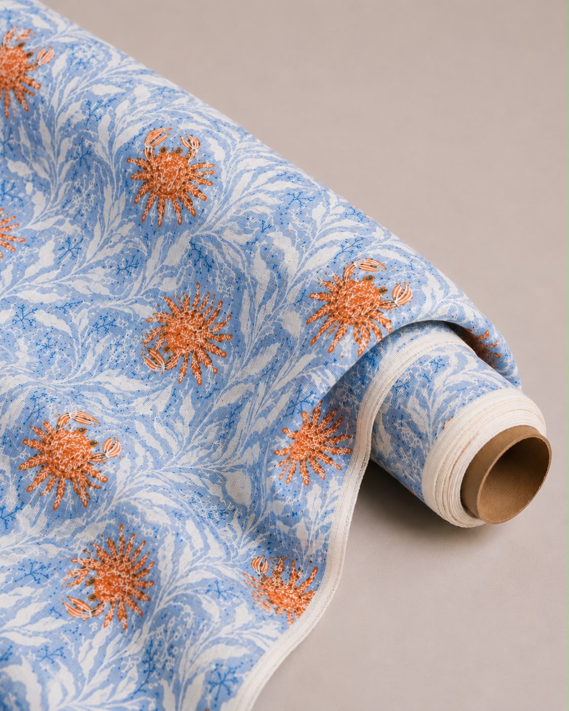 Crab Wave - Linen