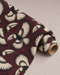 Burgundy Toucan - Cotton